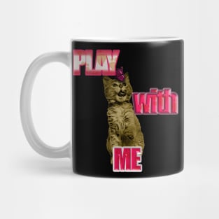 play with me cat Mug